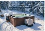 MSpa Whirlpool AMBER AERO PLUS 2027 XXL inkl. App, LED, 8 Hydromassaged&uuml;sen,...