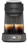 Philips Senseo CSA225/65 Vibe schwarz-grau Padmaschine (2 Tassen gleichzeitig,