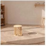 HOME DELUXE Hocker NALAN &ndash; Natur