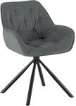 CLP Esszimmerstuhl drehbar gepolstert Rimio, Sessel Cord 180&deg; schwenkbar mit