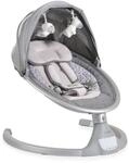 Cangaroo Babywippe iSwing, Musikfunktion, Timer, Fernbedienung, Aluminiumrahmen