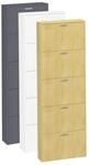 VCM Holz Regal Kipper Schuhregal Schuhschrank Schuhkipper 5 Sulos XL