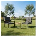 7tlg. Bistro-Set inkl. Kissen