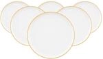 Seltmann Weiden Fr&uuml;hst&uuml;cksteller Sento Home Pure Lines &oslash; 21,4 cm 6er Set