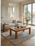 Couchtisch MUMBAI aus Massivholz im Landhaus-Stil mit nat&uuml;rlichem Design, Akazie