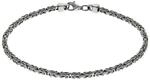 Zeeme Basic Armband Silber 925 poliert K&ouml;nigskette 2,2mm breit