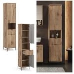 Vicco Hochschrank Eliza Viking Oak 40 x 190 cm mit 2 T&uuml;ren und Schublade