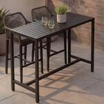 Stehtisch MCW-P91, Gartentisch Bartisch Tisch, Outdoor Metall 105x130x65cm ~