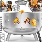 KESSER&reg; Feuerschale mit 2,5 mm Stahldicke Feuerkorb aus Edelstahl / Stahl inklusive