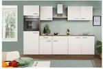 Respekta K&uuml;chenzeile KB270EYW 270 cm Wei&szlig;-Eiche York Nachbildung