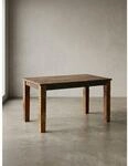 Esszimmertisch &ndash; Rechteckig 120x70x76 cm Bootsholz Shabby Chic