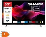 Sharp 50HM5745E QLED Fernseher 50 Zoll Smart TV by TiVo 4K UHD Fernseher mit HDR