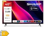 Sharp 40HE3745E QLED Fernseher 40 Zoll Smart TV powered by TiVo HDR TV mit Full HD