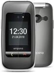 Emporia ONE 2G, Space Grey/Silber - Modell 2025 Handy (Seniorenhandy, Klapp)