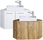 VCM 2-tlg Set Waschplatz f&uuml;r G&auml;ste WC G&auml;stebad Waschtisch Toilette 