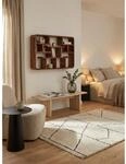 Wandregal Massivholz Modern Stil 80x55x15 cm Gro&szlig; Schwebend