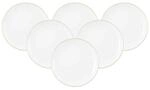 Seltmann Weiden Brotteller Liberty Goldrand &oslash; 17,5 cm 6er Set