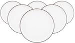 Seltmann Weiden Fr&uuml;hst&uuml;cksteller Sento Home Pure Lines &oslash; 21,4 cm 6er Set