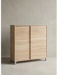 Schuhschrank Holz f&uuml;r 20 Paar Schuhe mit Ablage, Sonoma 100x38x108 cm
