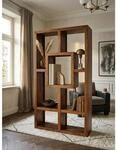 B&uuml;cherregal &ndash; Naturholz, 90x180&nbsp;cm, Massiv, Ablagef&auml;cher, Landhausstil