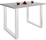 VCM Holz Schreibtisch H. 76 x B. 140 x T. 80 cm Computertisch schlicht ...