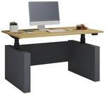 VCM H&ouml;henverstellbarer Schreibtisch, stufenlos 71-120 cm elektrisch