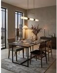 Esstisch Keramik Glas Metall Rechteckig Marmoroptik Gro&szlig;, Schwarz 180x90x76 cm