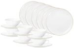 Seltmann Weiden Teeservice Liberty Goldrand 140 ml 18-tlg.
