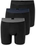 Schiesser Herren Langer Boxer 955 Multi 3er Pack