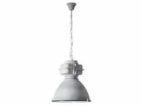 BRILLIANT Lampe Anouk Pendelleuchte 48cm Glas grau antik 1x A60, E27, 60W, geeignet