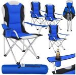 tectake&reg; Campingstuhl, faltbar, gepolstert, geringes Gewicht, 60 x 88 x 110 cm