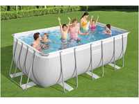 Bestway® Power Steel™ Frame Pool-Set mit Filterpumpe 412 x 201 x 122 cm ,