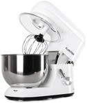 Bella K&uuml;chenmaschine 1800 W / 2,7 PS 5 Ltr Edelstahl BPA-frei Wei&szlig;