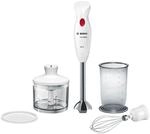 Bosch MSM24500 Stabmixer 400 Watt Metall-Fu&szlig; wei&szlig;/deep red