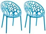 CLP Gartenst&uuml;hle 2er Set stapelbar wetterfest Hope, Gartensessel mit Lehnen