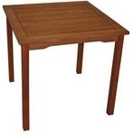 DEGAMO Tisch LAGO 75x75cm, Eukalyptus ge&ouml;lt,