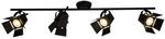 BRILLIANT Lampe Movie LED Spotrohr 4flg schwarz matt 4x LED-PAR51, GU10, 5W