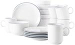 Seltmann Weiden Fr&uuml;hst&uuml;cks-Set Compact Blaurand 18-tlg.