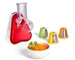 Moulinex DJ 7535 Fresh Express 3in1 Red Ruby Schnitzelwerk