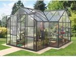 Vitavia Gew&auml;chshaus Sirius schwarz lackiert, mit 3 mm Einscheibensicherheitsglas