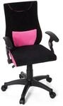 hjh OFFICE Kinderdrehstuhl KIDDY PRO AL Stoff mit Armlehnen