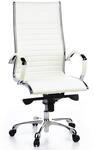 hjh OFFICE Profi Chefsessel PARMA 20 Leder mit Armlehnen