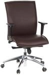 hjh OFFICE Luxus Chefsessel MURANO 10 Leder mit Armlehnen (h&ouml;henverstellbar)
