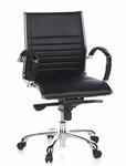 hjh OFFICE Profi Chefsessel PARMA 10 Leder mit Armlehnen
