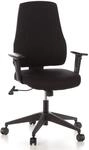 hjh OFFICE Profi B&uuml;rostuhl PRO-TEC 100 Stoff mit Armlehnen (h&ouml;henverstellbar)