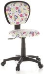 hjh OFFICE Kinderdrehstuhl KIDDY TOP Stoff ohne Armlehnen