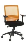 hjh OFFICE Profi B&uuml;rostuhl PORTO BASE Stoff / Netzstoff mit Armlehnen
