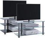 VCM TV M&ouml;bel Lowboard Kabelf&uuml;hrung Ma&szlig;e H. 45 x B. 95 x T. 40 cm Fernseh