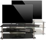VCM TV M&ouml;bel Lowboard Kabelf&uuml;hrung Ma&szlig;e H. 45 x B. 112 x T. 40 cm Fernseh