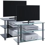 VCM TV M&ouml;bel Lowboard Kabelf&uuml;hrung Ma&szlig;e H. 45 x B. 59 x T. 48 cm Fernseh